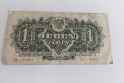Banknot 1 zł 1944 