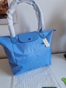 BLUE/ niebieska/ błękitna torebka LONGCHAMP roz L