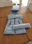 Ładna jasna niebieska, błekitna kurtka, nowa na wiosne