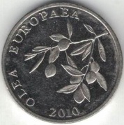 Chorwacja 20 lipa lip 2010 - 18,5 mm - nr 1