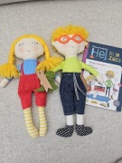 Lalka terapeutyczna Zuza, bohaterka książki "Hej, to ja Zuza"