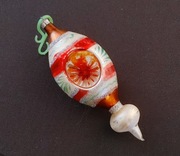 Bombka choinkowa wisior spadochron, ozdoby choinkowe bombki prl retro 