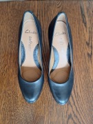 Czółenka damskie Clarks czarne, rozmiar 36-36,5 EU