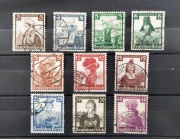 Niemcy DR 1935 Mi.588--97 Stroje ludowe, stempl. bez kleju.