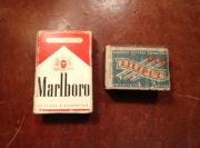 Stare pudełka po zapałkach Gdańsk Marlboro 2szt