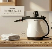 Myjka Parowa Ręczna Hoffen 1050W – Higieniczna czystość bez chemii!