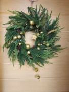 Wianek na drzwi 55cm zimowy świąteczny 