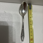 łyżeczka posrebrzana FRAGET BM mg plaque  STARA STARKA r . z . 1825 S S