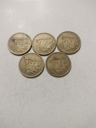 5x - 5 groszy 2001r.