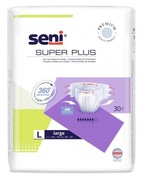 Seni Super Plus pieluchomajtki dla dorosłych zapinane na rzepy 30 szt., L