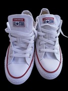 Converse oryginalne białe trampki dla dziewczynki  szkoła rozmiar 36,5