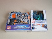 Pistolet zabawka EleFun Soft Foam Automatic Blaster+100x Dart Dzień Dziecka