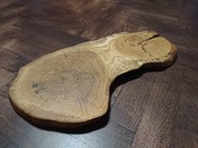 Drewniana deska dębowa do krojenia, serwowania, lite drewno, plaster dębu