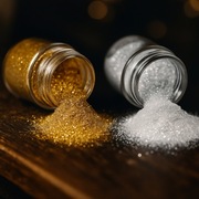 Proszek z metalicznym pigmentem, Dwa Kolory