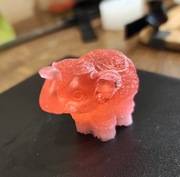 Mydełko na prezent ręcznie robione - słonik na szczęście 