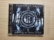 Carpathian Forest Defending the throne of evil, 1 wydanie, płyta CD