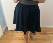 granatowa spódnica H&M 38 bombka