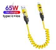 Kabel do ładowania 4w1 65W 1,5m USB-C