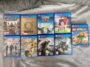 Gry na ps4 zestaw 9 sztuk 