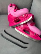 Łyżwy regulowane 32-35 Hokejowe dziewczęce zimowe