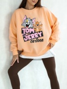 BLUZA DRESOWA DAMSKA TOM I JERRY NOWOŚĆ KOLORY 