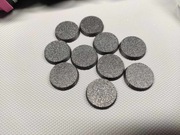 PODSTAWKI OKRĄGŁE 25mm TEKSTUROWANE POD FIGURKI WARHAMMER LOTR - 10 sztuk