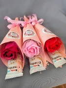 Pojedyncze różyczki Dzień Kobiet upominek 