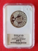 10 ZŁOTYCH 2012 - 150 LAT BANKOWOŚCI SPÓŁDZIELCZEJ - GRADING GCN PR70 !!!