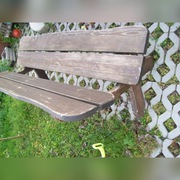 ławka ogrodowa ,,Dąb" drewniana ławki grube drewno