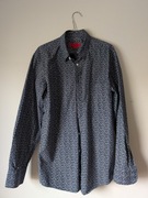 Granatowa koszula męska Wólczanka L