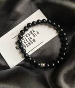 Bransoletka męska z turmalinów