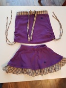 Komplet top plus spódniczka Burberry rozm 24 M