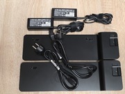 Dwie stacje dokujące HP UltraSlim 2013 oraz zasilacze HP (oryginał) Komplet