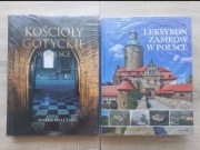 Kościoły gotyckie w Polsce. Leksykon zamków w Polsce. Nowa w folii.