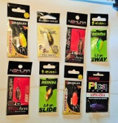 Małe błystki wahadłowe - Pstrąg, Okoń, Kleń - 8szt.