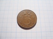 Holandia 5 centów 1961
