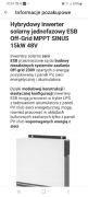 INWERTER SOLARNY HYBRYDOWY OFF-GRID MPPT 15kW 48V 