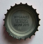 Tatra Wygrałeś TATRA JASNE 2019 kapsel po piwie 