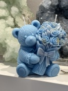 Świeca  sojowa duża miś 230g święta prezent 