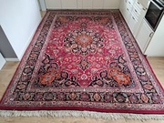 Cudny Perski dywan z Iranu Isfahan 290x420cm ręcznie tkany wełniany.