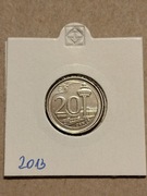 Moneta Singapur 20 centów 2013 port lotniczy 