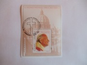 Blok 153 15 rocznica pontyfikatu Jana Pawła II kas FDC