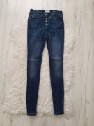 GUESS   100 % oryginalne świetne jeansy ciemny jeans XS 34