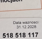 Złoty numer 518-518-117