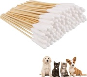 Patyczki do czyszczenia uszu dla zwierząt długie 12 cm 200 szt.