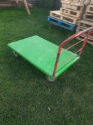 Wózek magazynowy platforma 120cm x 80cm euro paleta