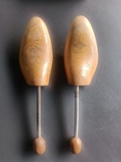 Drewniane prawidła do butów z okresu PRL 