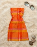 Sukienka Tara Jarmon retro vintage L M XL 38 40 42 pomarańczowa