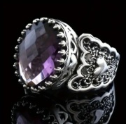 Ażurowy pierścionek Vintage