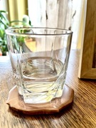 Unikatowa duża podkładka pod kubek lub świeczkę ,drewno oliwne tureckie 